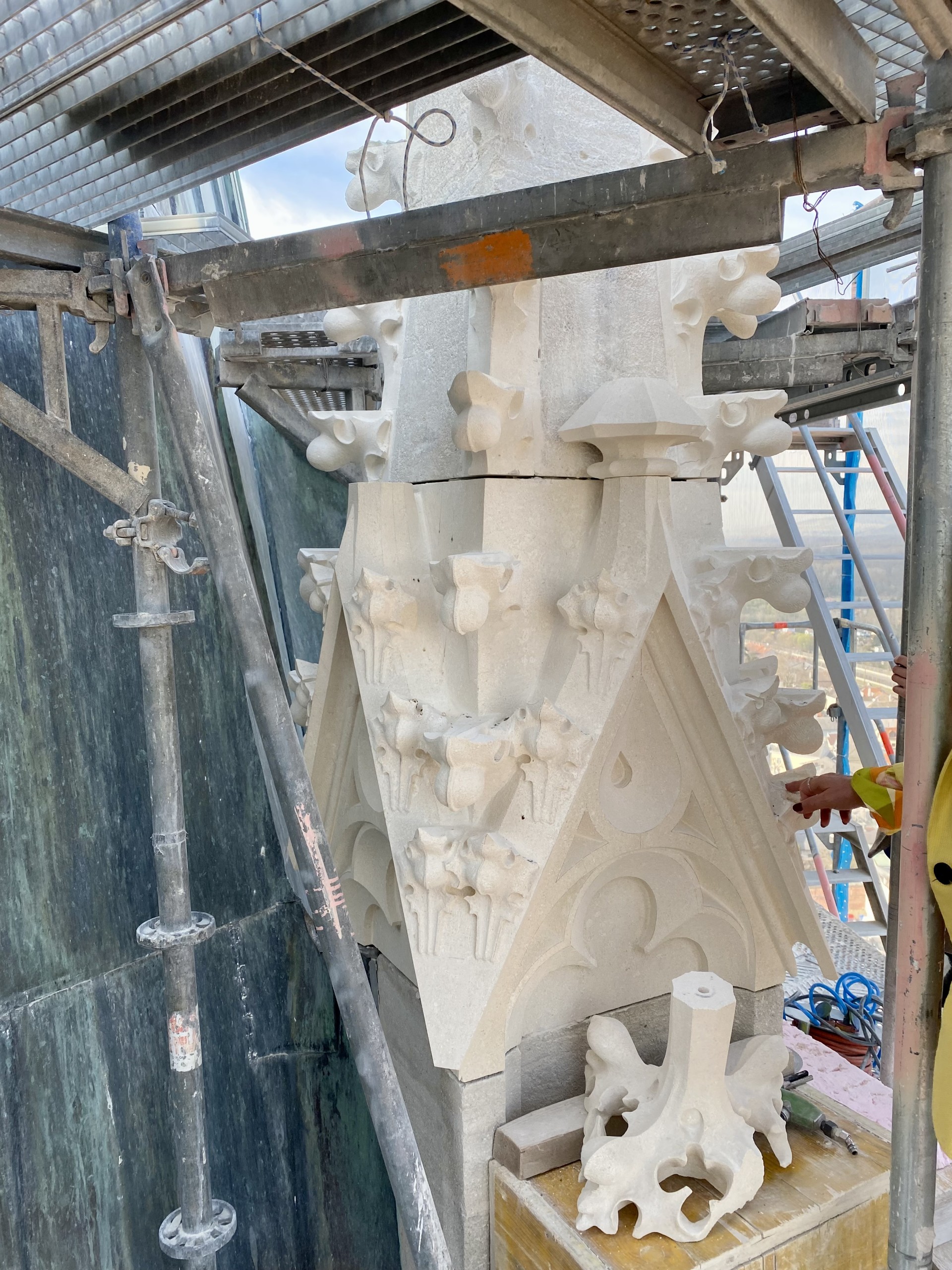 Restaurierung der Stiftstürme im Stift Klosterneuburg,Foto: Aylin Altinay