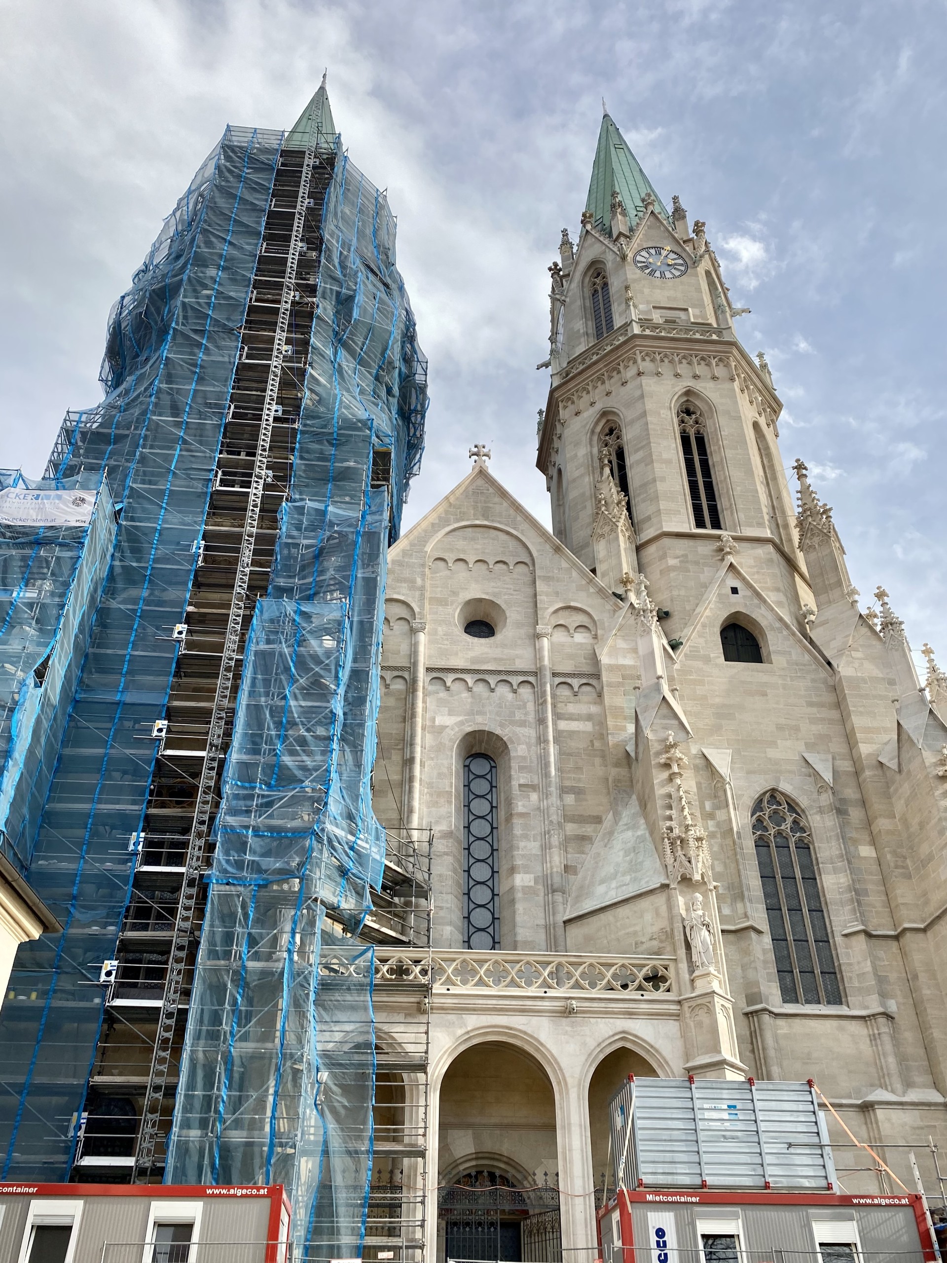 Restaurierung der Stiftstürme im Stift Klosterneuburg,Foto: Aylin Altinay