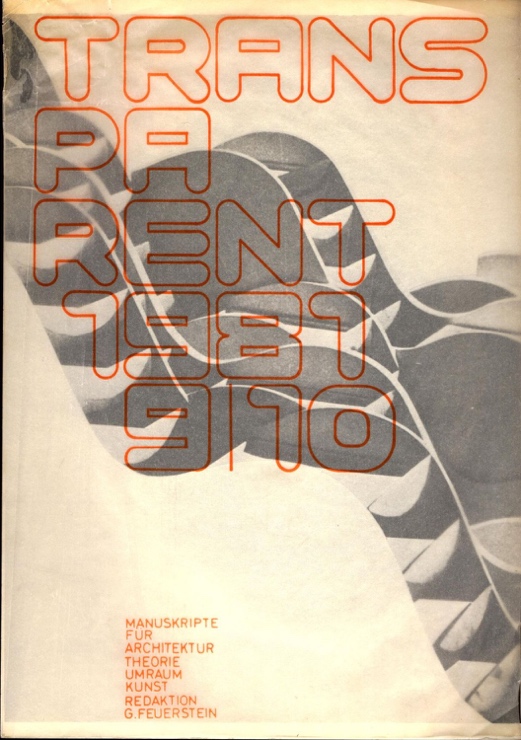 Cover der Zeitschrift «Transparent» aus den Jahren 1979 und 1981