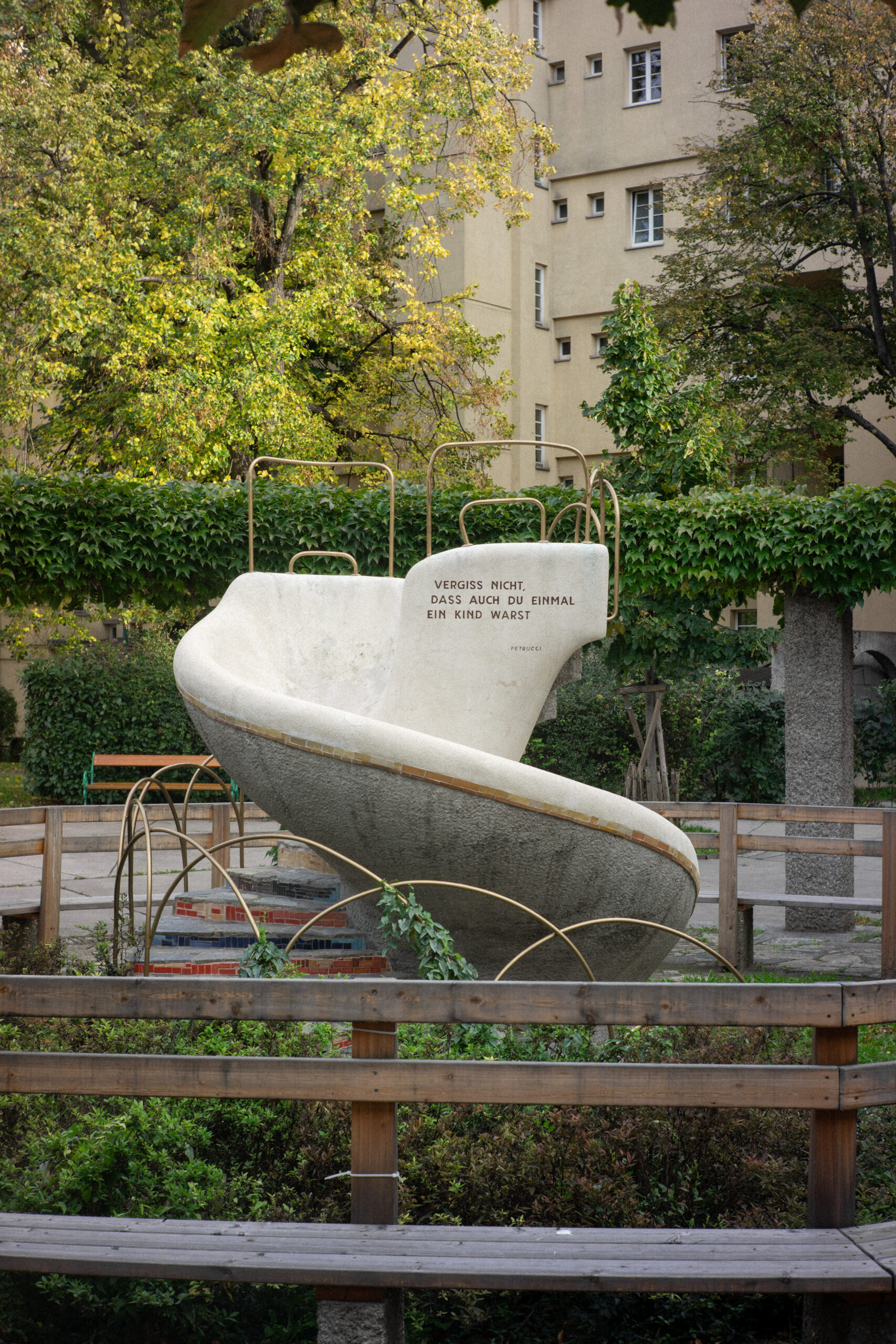 Rutschbahn, Mario Petrucci 1953, Foto: Tim Hasler